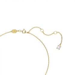 Collier femme swarovski stilla métal doré et oxydes 5636703 - colliers-femme - edora - 2