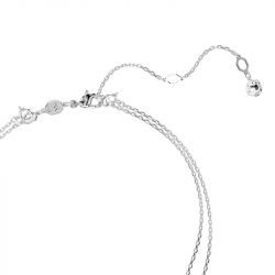 Collier femme swarovski multiple sublima métal rhodié et cristaux 5684244 - colliers-femme - edora - 3