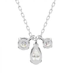 Collier femme swarovski mesmera métal rhodié et oxydes 5571077 - colliers-femme - edora - 3