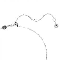 Collier femme swarovski hyperbola métal rhodié et cristaux 5687265 - colliers-femme - edora - 2