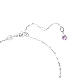 Collier femme swarovski gema en y métal rhodié et cristaux 5692421 - colliers-femme - edora - 3