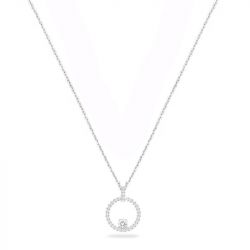 Collier femme swarovski constella métal rhodié et cristaux 5198686 - colliers-femme - edora - 0