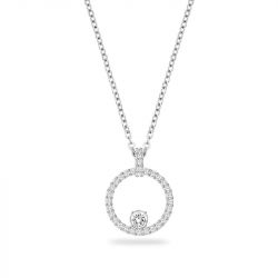 Collier femme swarovski constella métal rhodié et cristaux 5198686 - colliers-femme - edora - 2