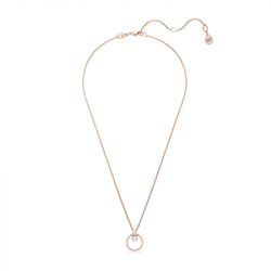 Collier femme swarovski constella métal doré rose et cristaux 5692266 - colliers-femme - edora - 2