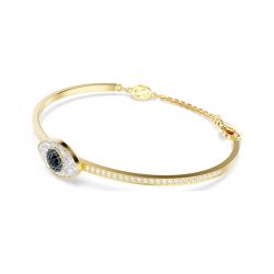 Bracelet jonc femme swarovski symbolica métal doré et cristaux 5692171 - bracelets-femme - edora - 2