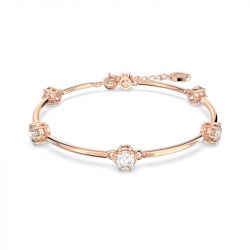 Bracelet femme jonc swarovski constella métal doré rose et oxydes 5654495 - bracelets-femme - edora - 0