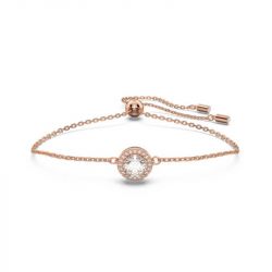 Bracelet femme swarovski una métal plaqué doré rose et cristaux 5636273 - bracelets-femme - edora - 0