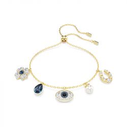 Bracelet femme symbolica 
 swarovski métal doré et cristaux 5692162 - bracelets-femme - edora - 0