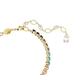 Bracelet femme swarovski matrix métal doré et cristaux 5685691 - bracelets-femme - edora - 2