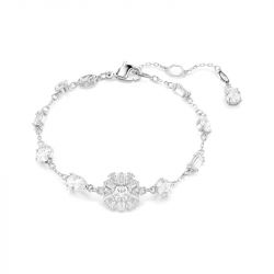 Bracelet femme idyllia swarovski métal rhodié blanc et oxydes 5691485 - bracelets-femme - edora - 0