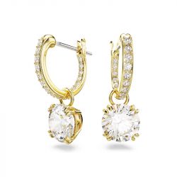 Boucles d'oreilles femme swarovski stilla métal doré et cristaux 5638802 - boucles-d-oreilles-femme - edora - 0