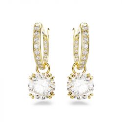 Boucles d'oreilles femme swarovski stilla métal doré et cristaux 5638802 - boucles-d-oreilles-femme - edora - 2