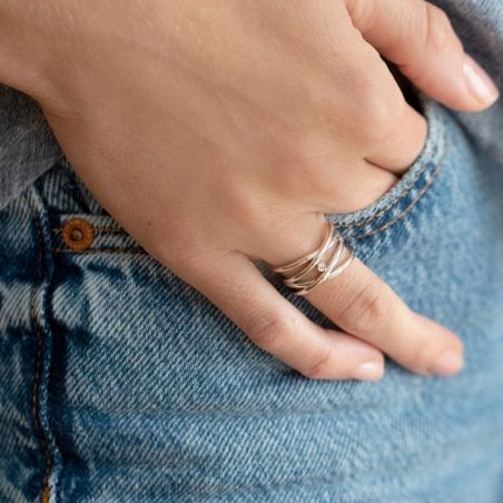 Bagues femme: diamant, bague argent, or & chevaliere femme - bagues-femmes - edora - 2