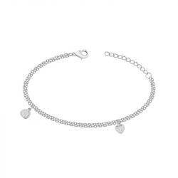 Bracelet femme edora argent 925/1000 argenté et oxydes 70300359 - bracelets-femme - edora - 0