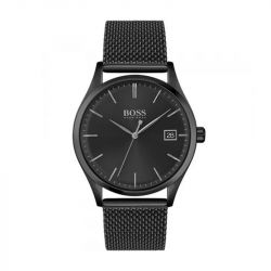 Montre homme commissionner hugo boss acier noir 1513877 - montres-homme - edora - 0