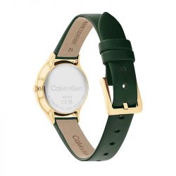 Montre femme timeless calvin klein cuir vert 25200147 - montres-femme - edora - 2