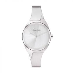 Montre femme sculptural charming calvin klein acier blanc 25200234 - montres-femme - edora - 0