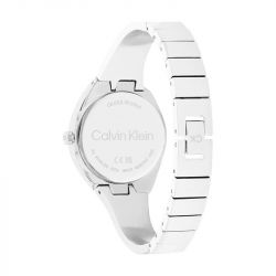 Montre femme sculptural charming calvin klein acier blanc 25200234 - montres-femme - edora - 2