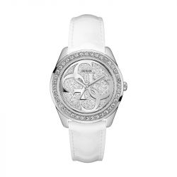 Montre femme guess cuir blanc w0627l4 - accueil - edora - 0