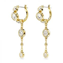 Boucles d'oreilles femme pendantes  imber métal doré et cristaux  5680097 - boucles-d-oreilles-femme - edora - 2