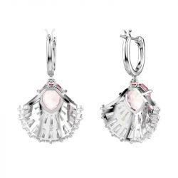 Boucles d'oreilles femme pendantes  idyllia métal rhodié et cristaux  5680295 - boucles-d-oreilles-femme - edora - 3