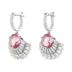 Boucles d'oreilles femme pendantes  idyllia métal rhodié et cristaux  5680295 - boucles-d-oreilles-femme - edora - 4