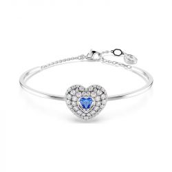 Bracelet femme idyllia swarovski  métal rhodié et cristaux 5680393 - bracelets-femme - edora - 0