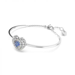 Bracelet femme idyllia swarovski  métal rhodié et cristaux 5680393 - bracelets-femme - edora - 2