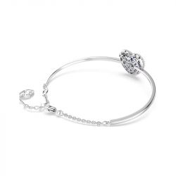 Bracelet femme idyllia swarovski  métal rhodié et cristaux 5680393 - bracelets-femme - edora - 3