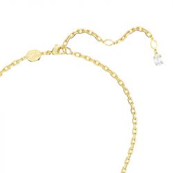 Collier femme imber swarovski métal doré et cristal rose 5682531 - colliers-femme - edora - 4