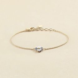 Bracelet femme blossom agatha laiton doré 02480314-113-tu - bracelets-femme - edora - 0