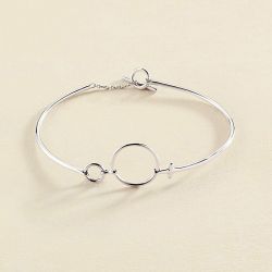 Bracelet femme jonc philring agatha argent 925/1000 02420736-050-tu - bracelets-femme - edora - 0