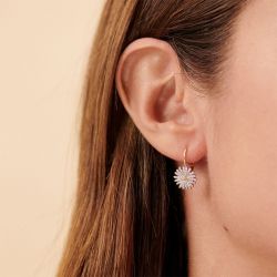 Boucles d'oreilles femme pendantes agatha blossom doré 02390503-256-tu - boucles-d-oreilles-femme - edora - 1