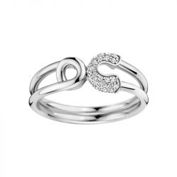 Bague femme ti sento argent 925/1000 et oxydes taille 54 12333zi - bagues-femmes - edora - 0