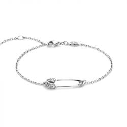 Bracelet femme ti sento argent 925/1000 doré et oxydes 23035zi - bracelets-femme - edora - 0