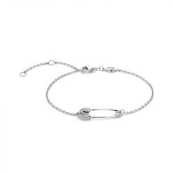 Bracelet femme ti sento argent 925/1000 doré et oxydes 23035zi - bracelets-femme - edora - 4