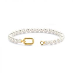 Bracelet femme ti sento argent 925/1000 doré et perles 23037yp - bracelets-femme - edora - 2