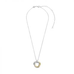 Collier femme ti sento argent 925/1000 bicolore 34055zy - colliers-femme - edora - 4