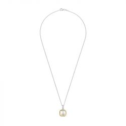 Collier femme suspension ti sento argent 925/1000 bicolore et nacre 6829mw - colliers-femme - edora - 4