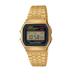 Montre mixte digitale casio vintage acier doré a159wgea-1ef - montres - edora - 0