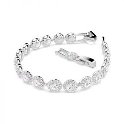 Bracelet femme swarovski tennis una angelic argenté cristaux 5682279 - bracelets-femme - edora - 2