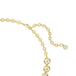 Collier femme swarovski tennis imber doré et cristaux 5682585 - colliers-femme - edora - 5