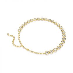 Collier femme swarovski tennis imber doré et cristaux 5682585 - colliers-femme - edora - 6