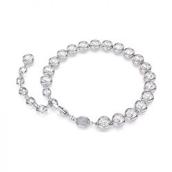 Bracelet femme swarovski tennis  argenté et cristaux 5682666 - bracelets-femme - edora - 5