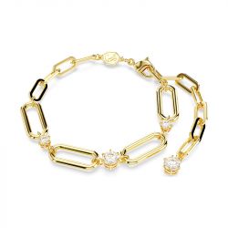 Bracelet femme swarovski constella doré cristaux 5683359 - bracelets-femme - edora - 2