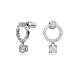 Boucles d'oreilles femme  pendantes swarovski constella argenté et cristaux 5563278 - boucles-d-oreilles-femme - edora - 3