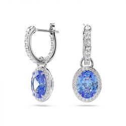 Boucles d'oreilles femme  pendantes swarovski una angelic argenté et cristaux 5671817 - boucles-d-oreilles-femme - edora - 0