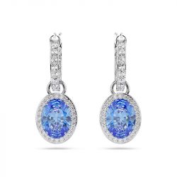 Boucles d'oreilles femme  pendantes swarovski una angelic argenté et cristaux 5671817 - boucles-d-oreilles-femme - edora - 3