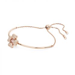 Bracelet femme swarovski idyllia matrix doré rose et cristaux 5674487 - bracelets-femme - edora - 3