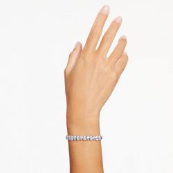 Bracelet femme swarovski tennis matrix argenté et cristaux 5598350 - bracelets-femme - edora - 1